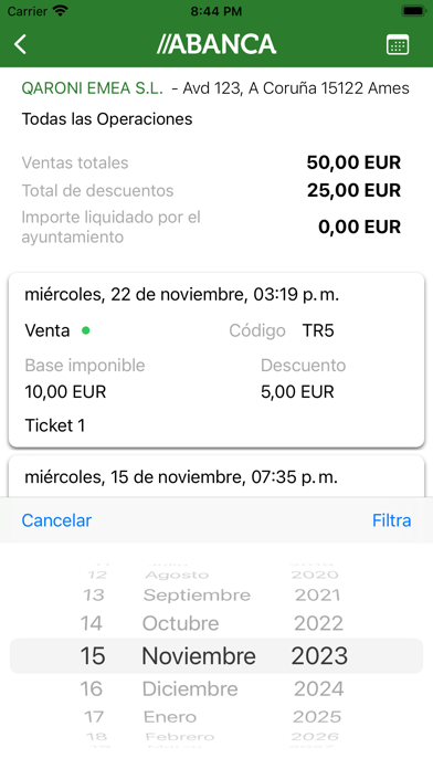 Bonos al Consumo Screenshot
