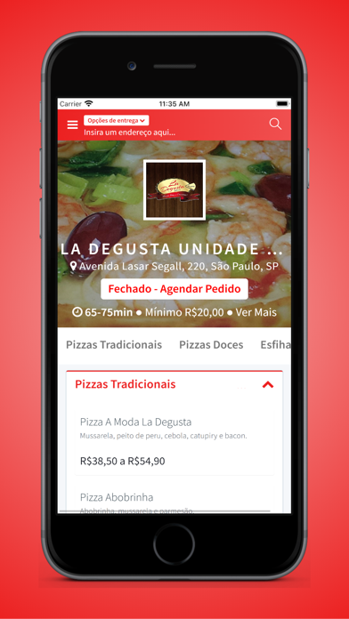 La Degusta Pizzaria Screenshot
