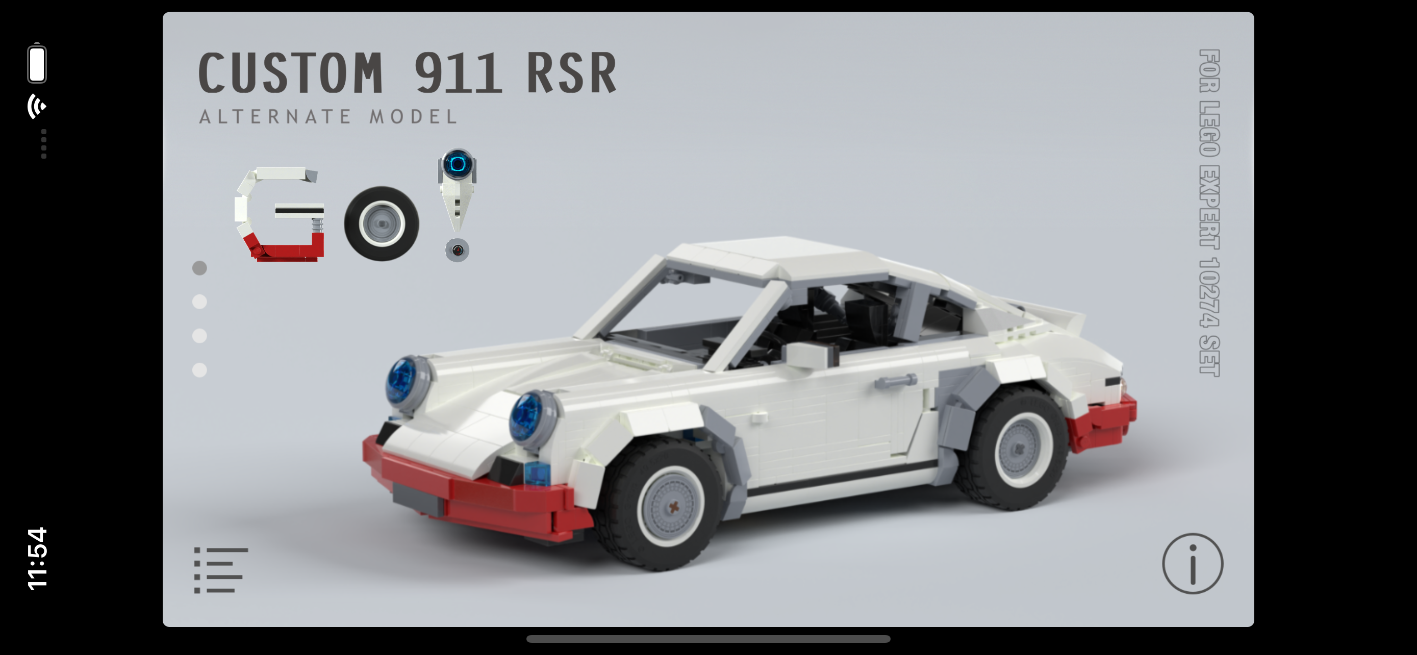 Custom 911 RSR for LEGO 10274