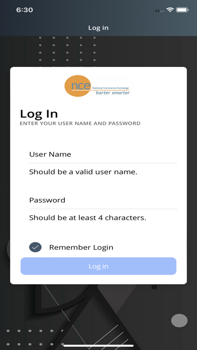 National Commerce Exchange Screenshot