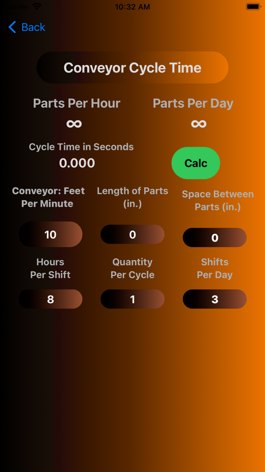 #3. Cycle Time Calculator (iOS) 由: Terry Wayne Henry