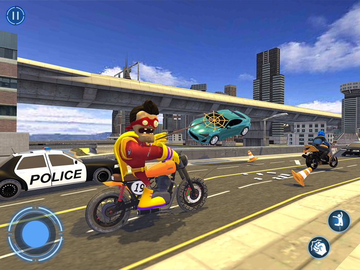 Zombie Man Rope Hero