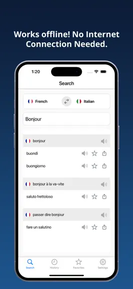 Game screenshot French Italian Dictionary + apk