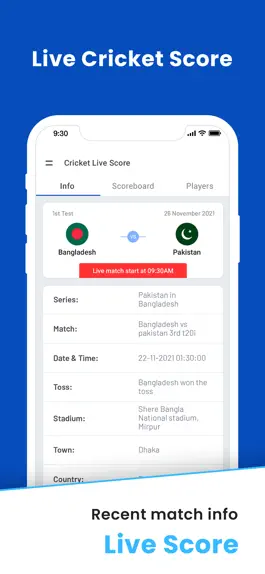 Game screenshot lpl 2022 - Live Cricket Score apk