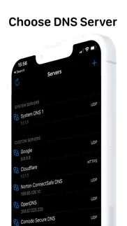dns client iphone screenshot 1