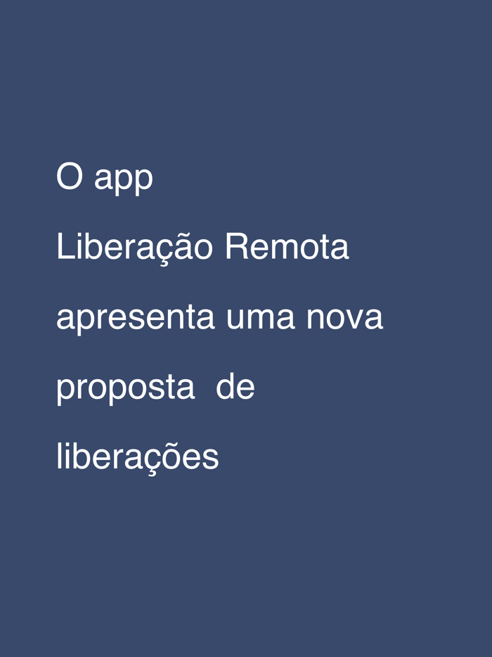 CGI Liberação Remota