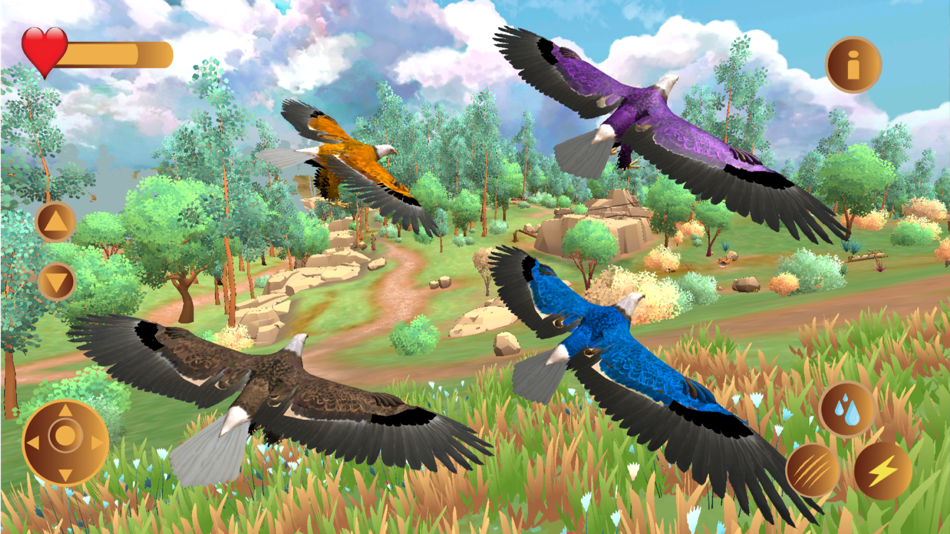 #2. Eagle Simulator 3D Falcon Bird (iOS) Bởi: Muneeb Faisal