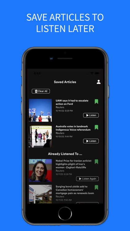 GoReader – Audio News screenshot-4