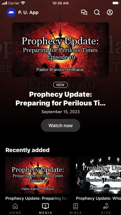 Prophecy Update