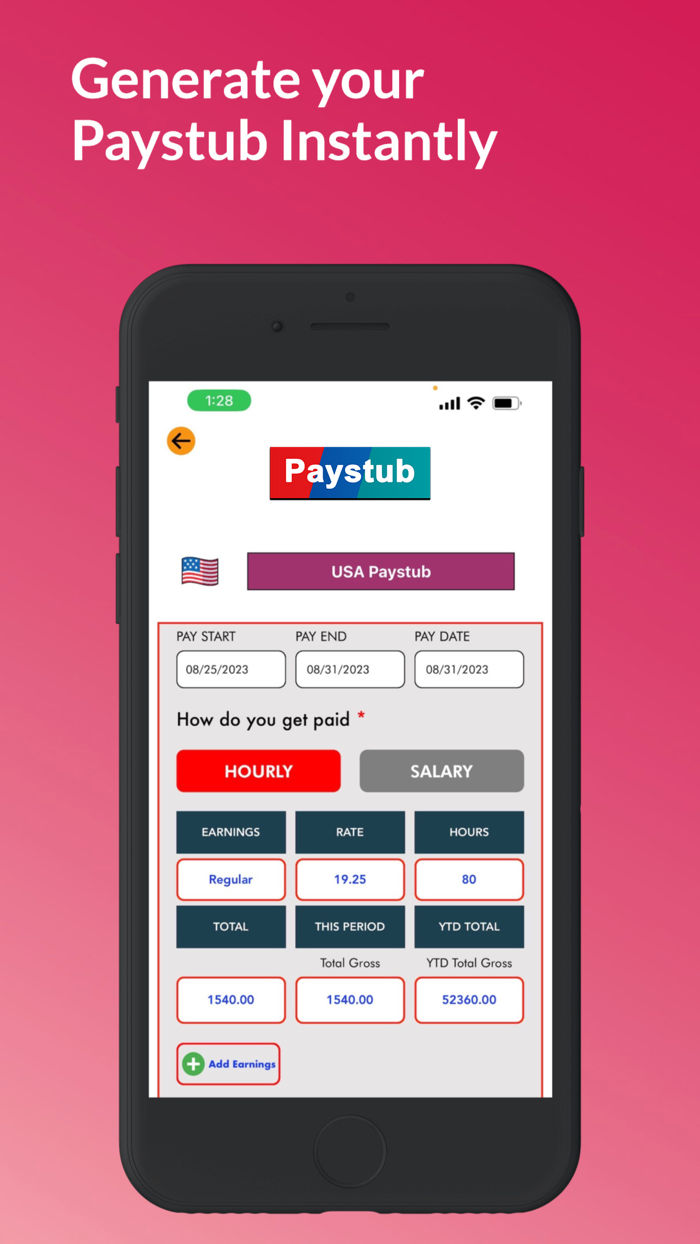 Paystub - Easy Paycheck Maker