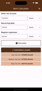 Rent Calculator - RentWise screenshot #3 for iPhone