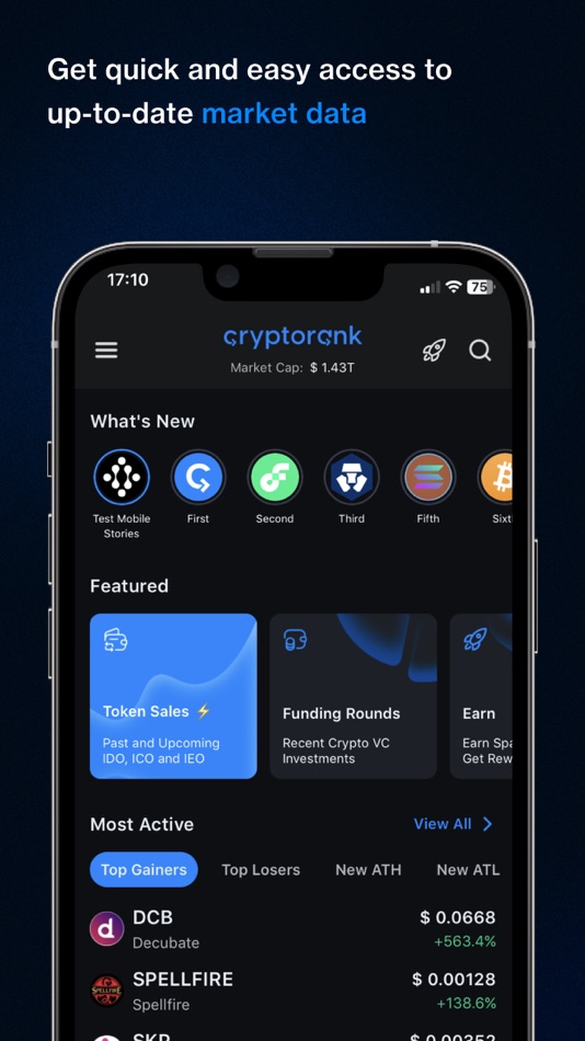 #2. CryptoRank: Crypto Tracker App (iOS) 由: ChainRank Analytics OU