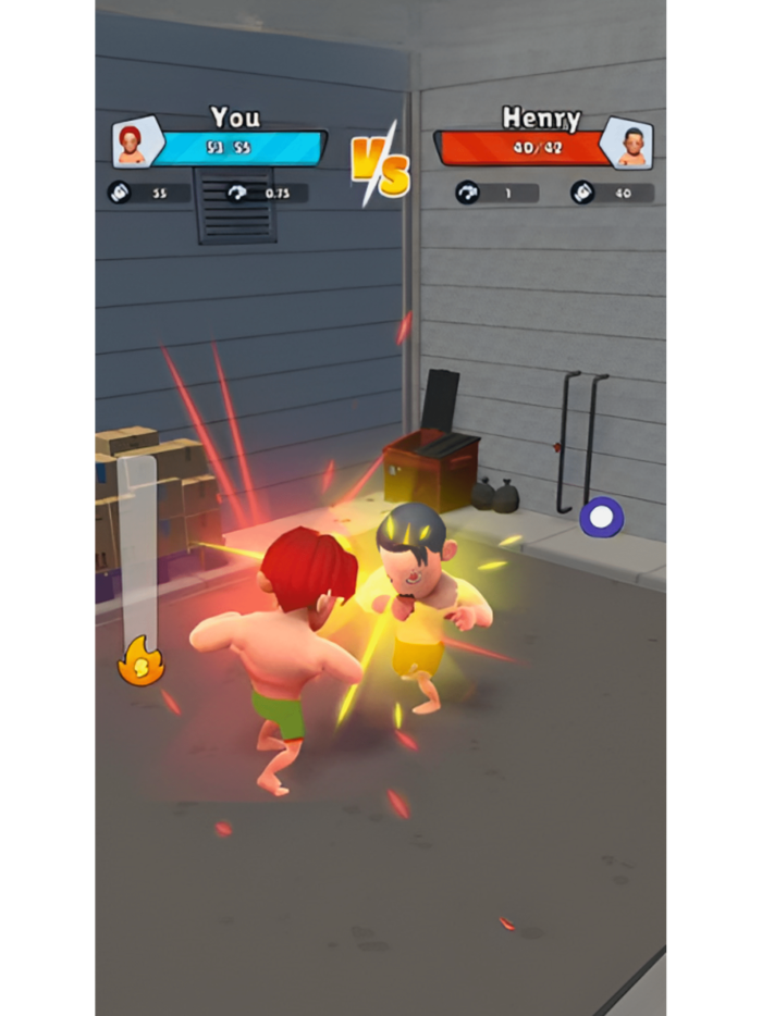 Idle Merge Gym-MMA Ring Fight