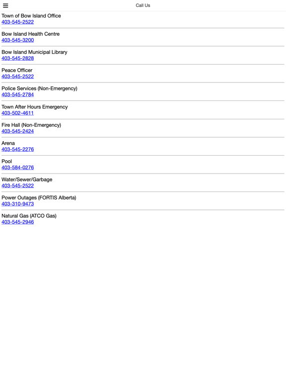 Screenshot #6 pour Town of Bow Island App