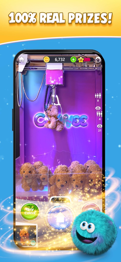 Clawee - Real Claw Machines - Play & Win Prizes