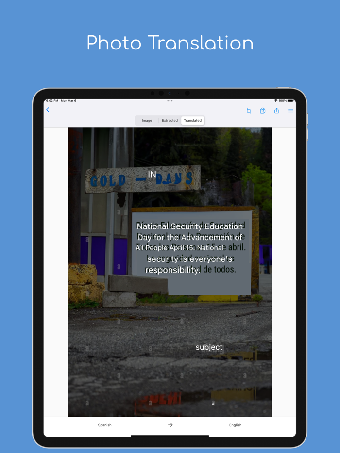 Scan Translate - Photo Voice