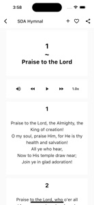 Hymnal Adventist lite screenshot #2 for iPhone