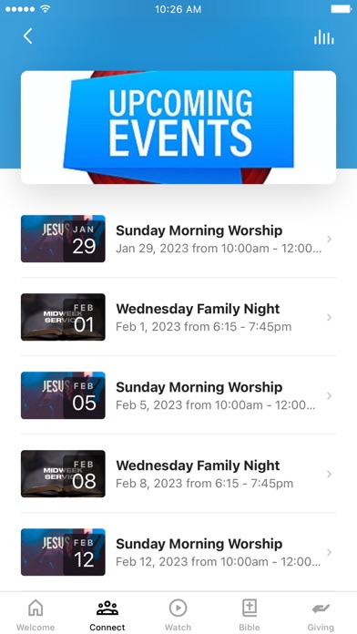 Calvary Temple Evansville Screenshot