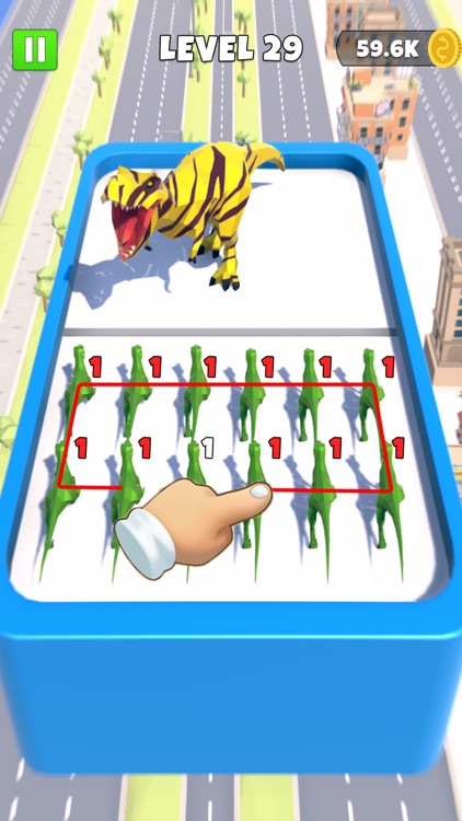 Merge Master Dinosaur Fight