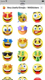 very useful emojis - wasticker iphone screenshot 3