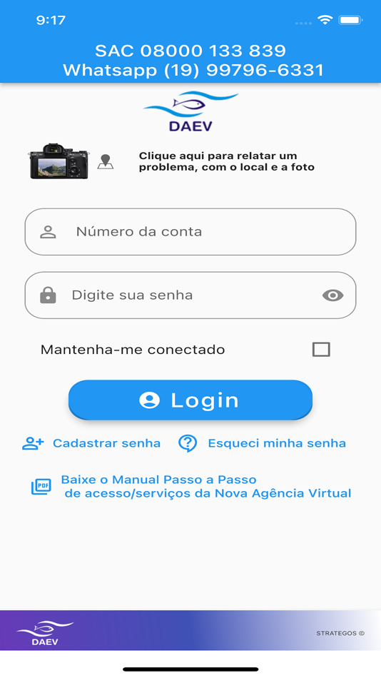 #1. Agencia Virtual DAEV-Valinhos (iOS) Ved: Strategos Engenharia Informatica e Consultoria Ltda.