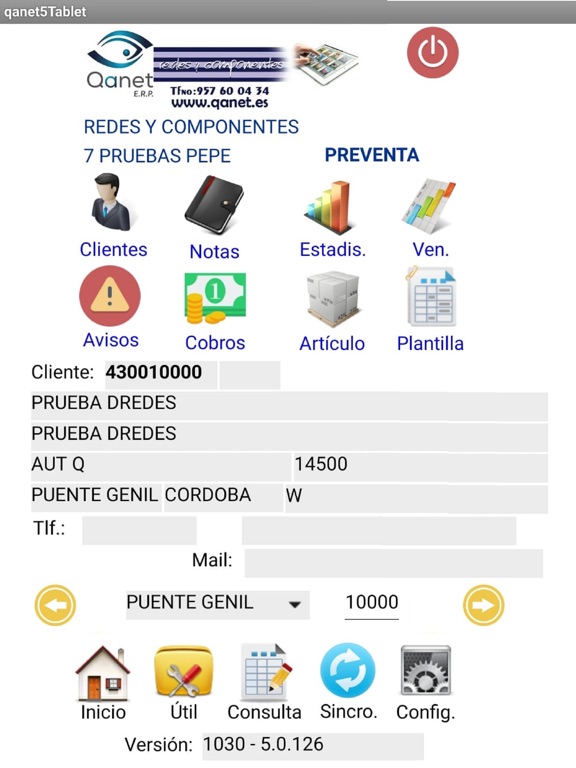 Screenshot #4 pour Qanet5Tablet