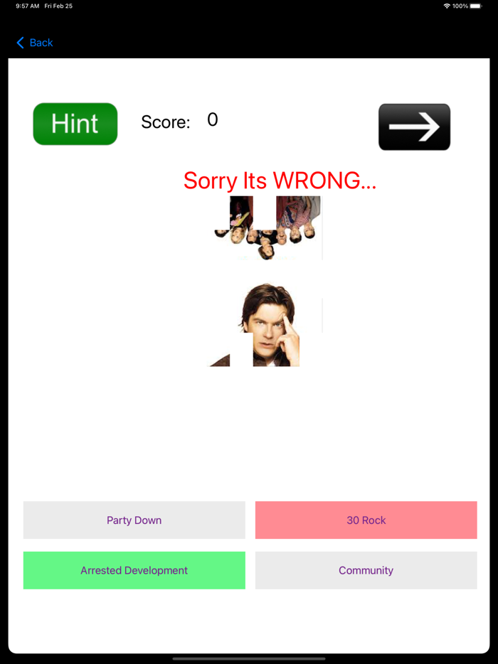 Guess The TV Series-A Quiz App