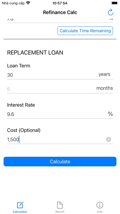 Refinance Calculator  - Calc