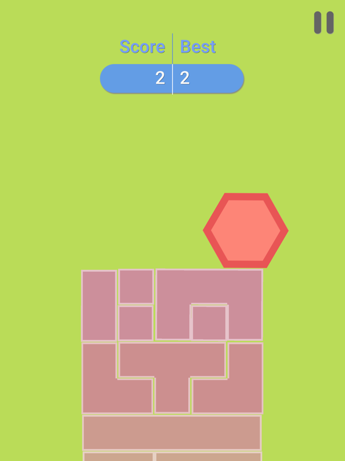 Hexagon Tower Balance Blocks