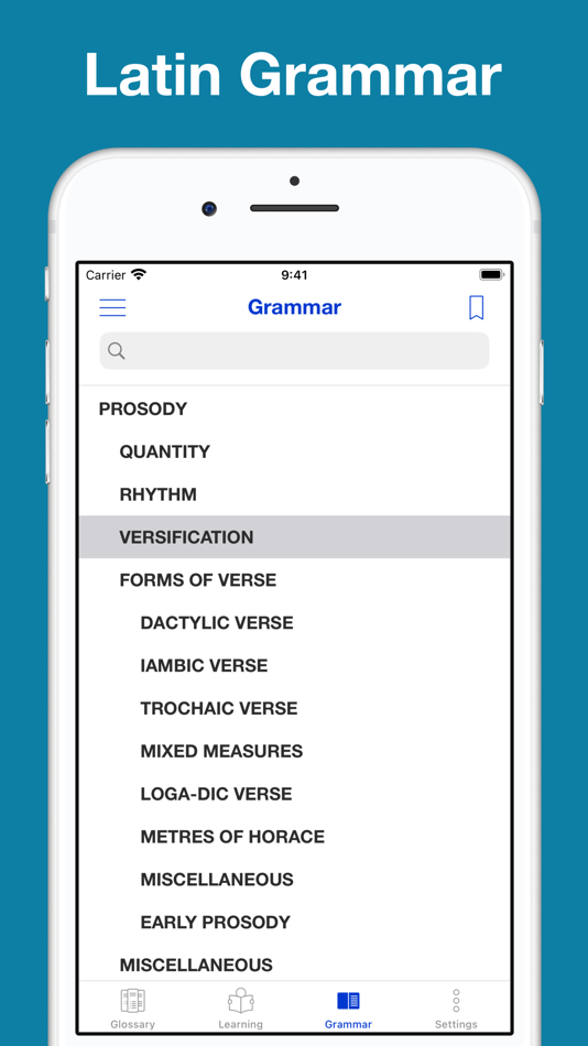 #5. New Latin Grammar, Glossary (iOS) 由: Trang Hoai