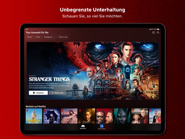 Netflix im App Store