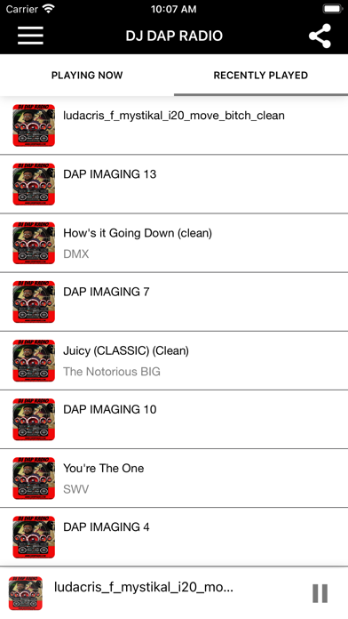 DJ DAP RADIO Screenshot