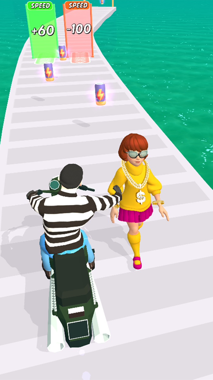 Girl Run 3D - Catch the Thief