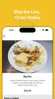 milk & honey restaurant iphone screenshot 4