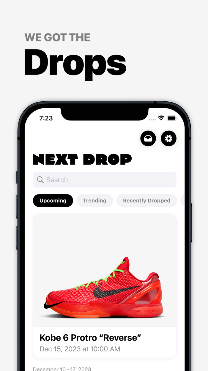 Next Drop – Sneaker Releases