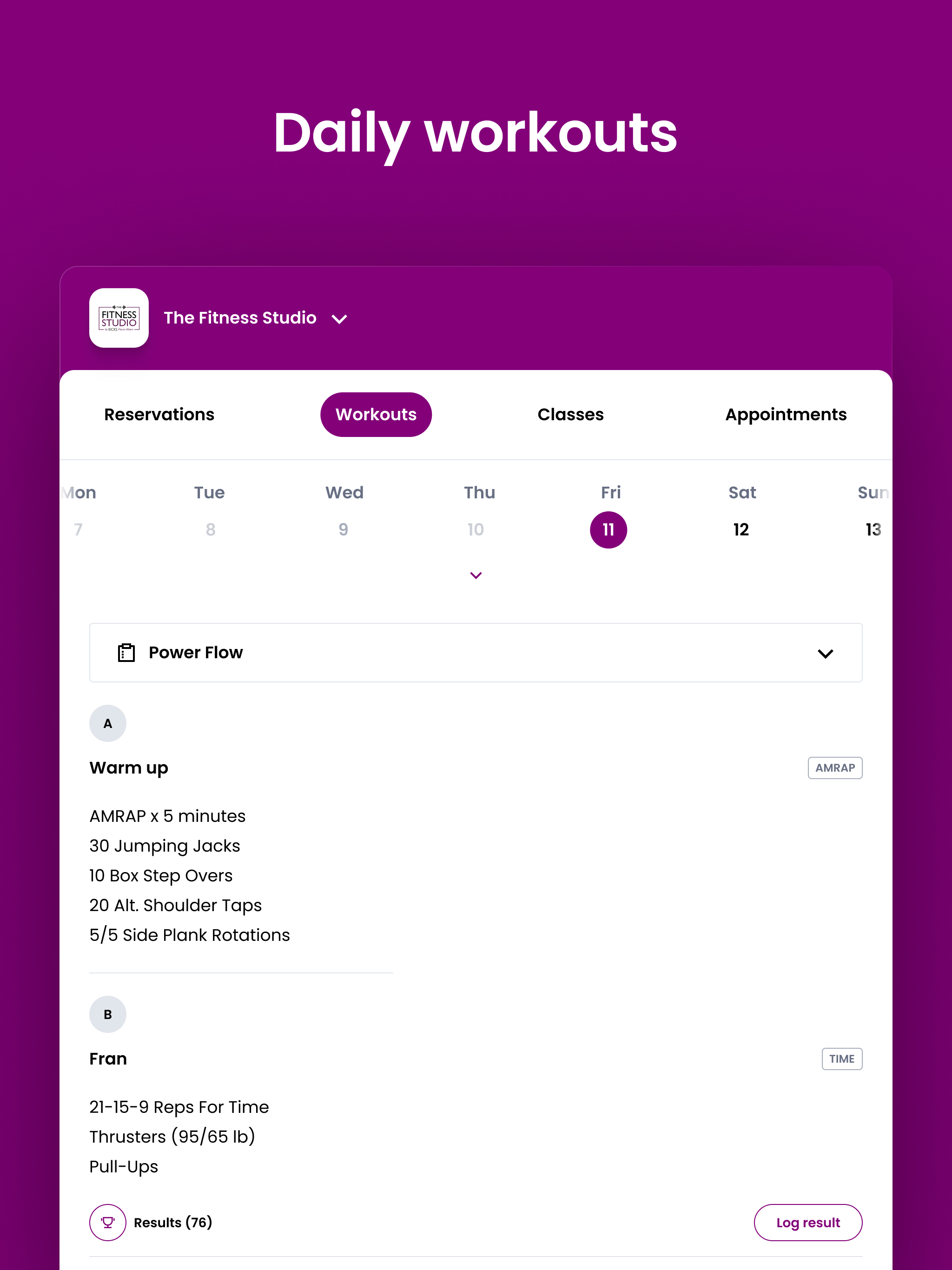 The Fitness Studio by KICKS