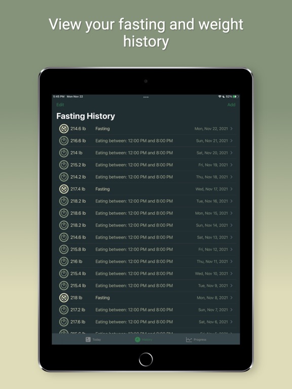 Fasty: Fasting Tracker iPad screenshot 3 - Health & Fitness app