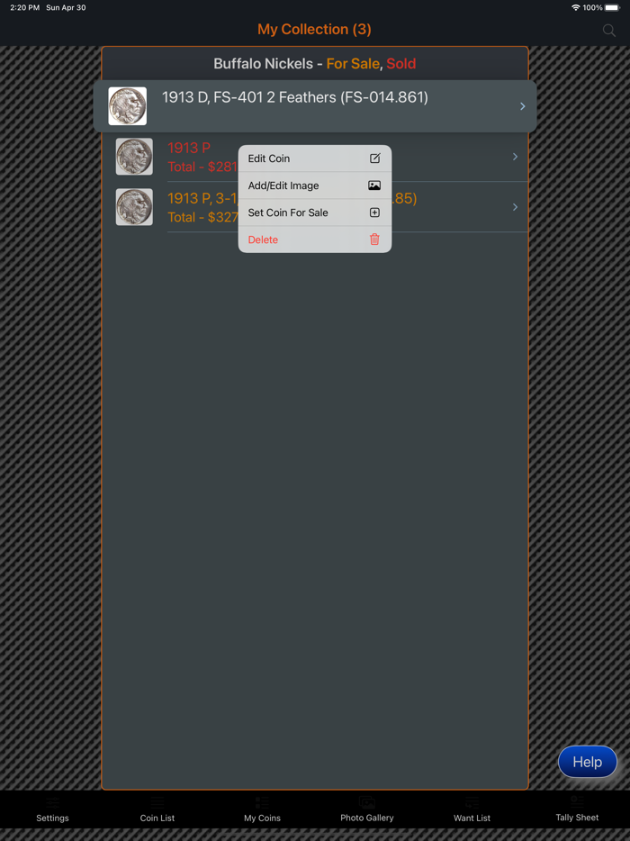 Buffalo Nickel Collection