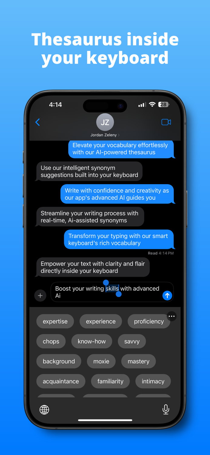 Thesaurus Keyboard - Synonyms