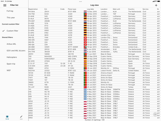 Screenshot #4 pour Plane log