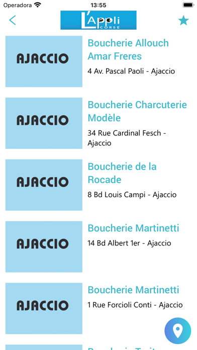 L'appli Corse Screenshot