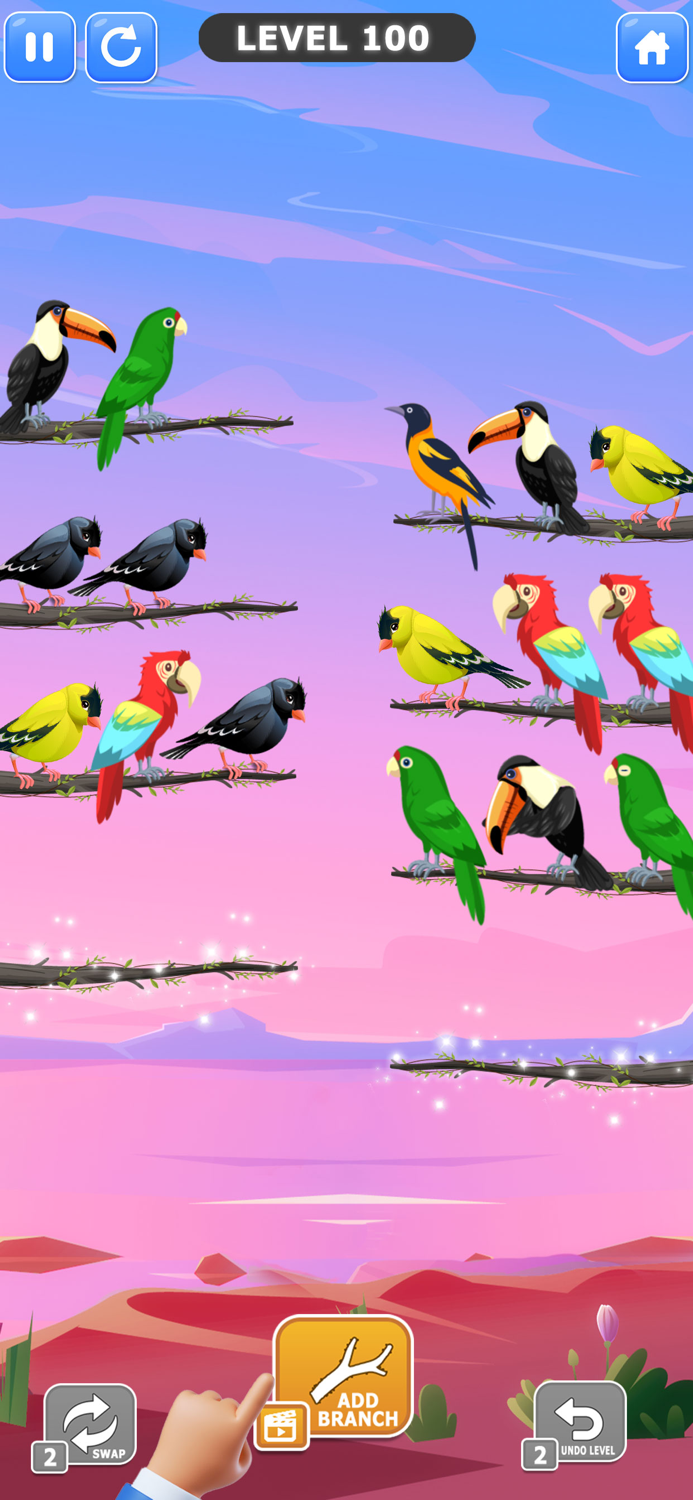 Bird Sort Color Puzzle Games