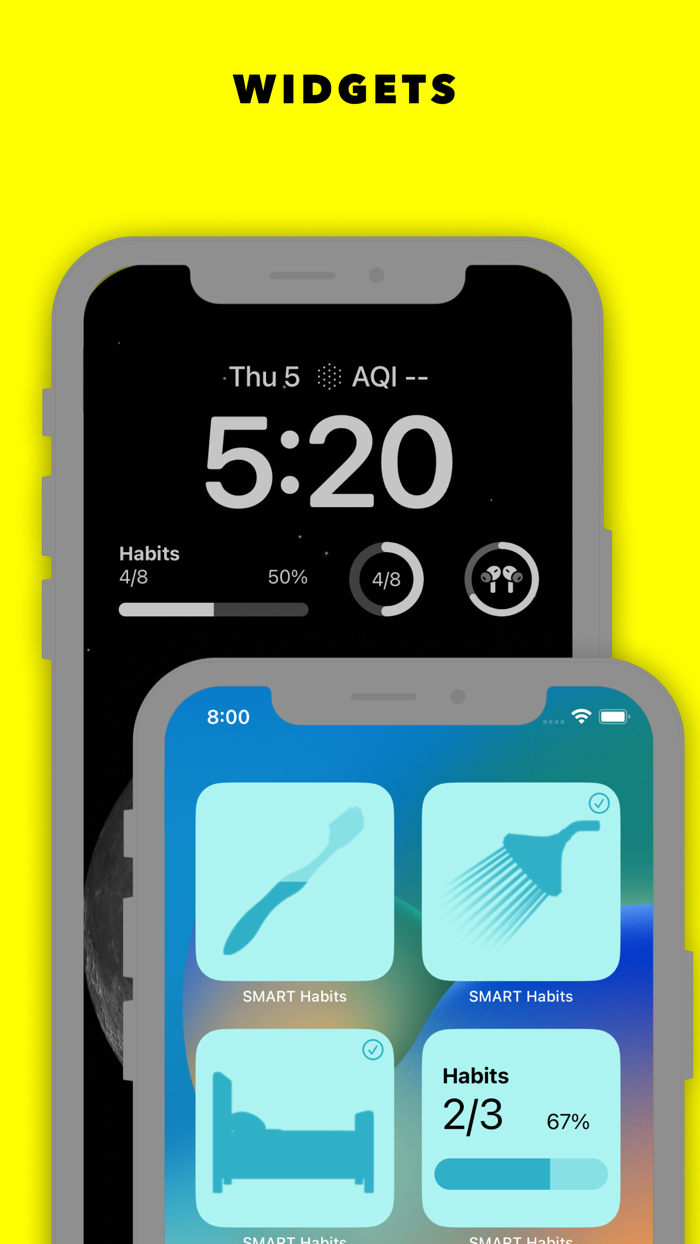 Smart Habits. Streaks Progress