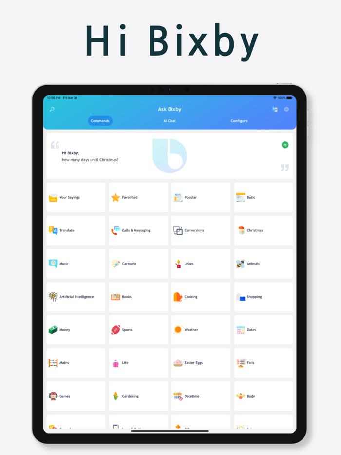 App for Bixby for Family Hub