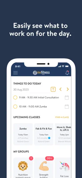 Game screenshot NW Fitness Connect apk