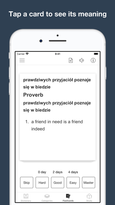 Screenshot #3 pour Polish Idioms and Proverbs
