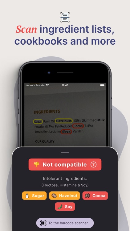 Food Intolerance Allergy Scan screenshot-3
