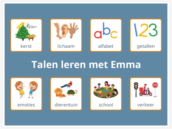 Kinderen Talen Leren Met Emma iPad app afbeelding 1