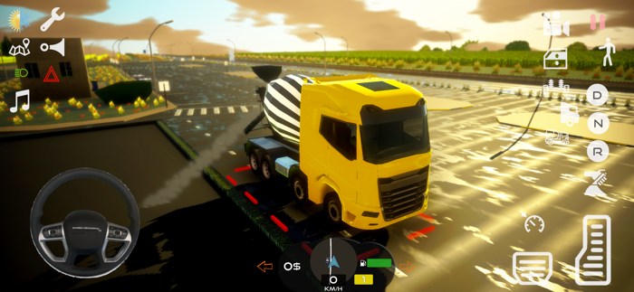 Euro Truck Simulator Mixer 3D