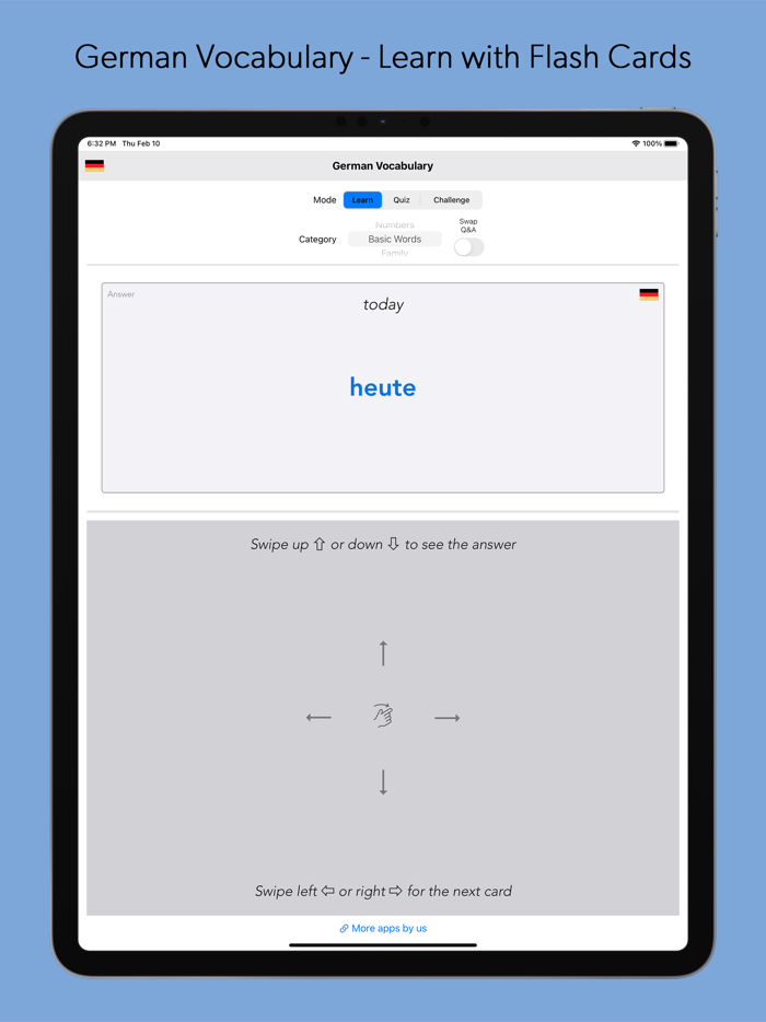 Learn - German Vocabulary